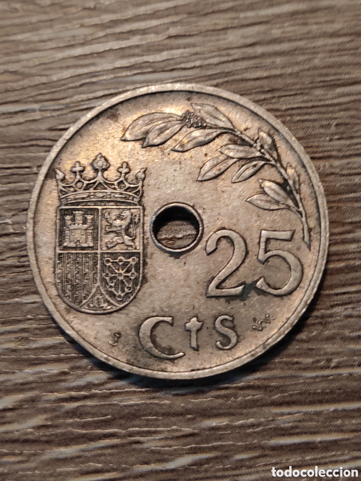 Monedas Franco: 25 c&eacute;ntimos 1937 Espa&ntilde;a - Foto 1