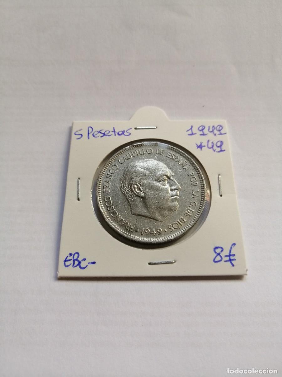 Monedas Franco: 5 pesetas 1949 * 1949 - Foto 1