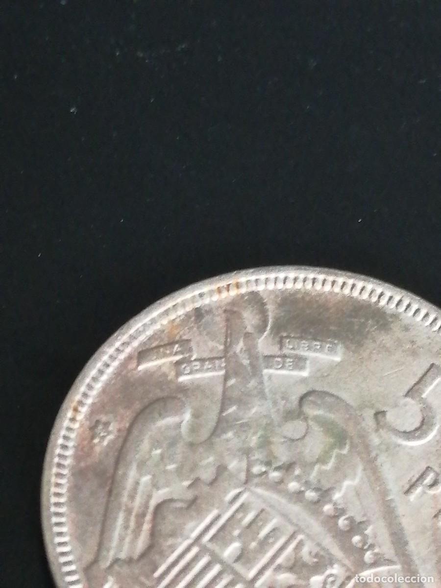 Monedas Franco: 5 Pesetas 1957 - Foto 2