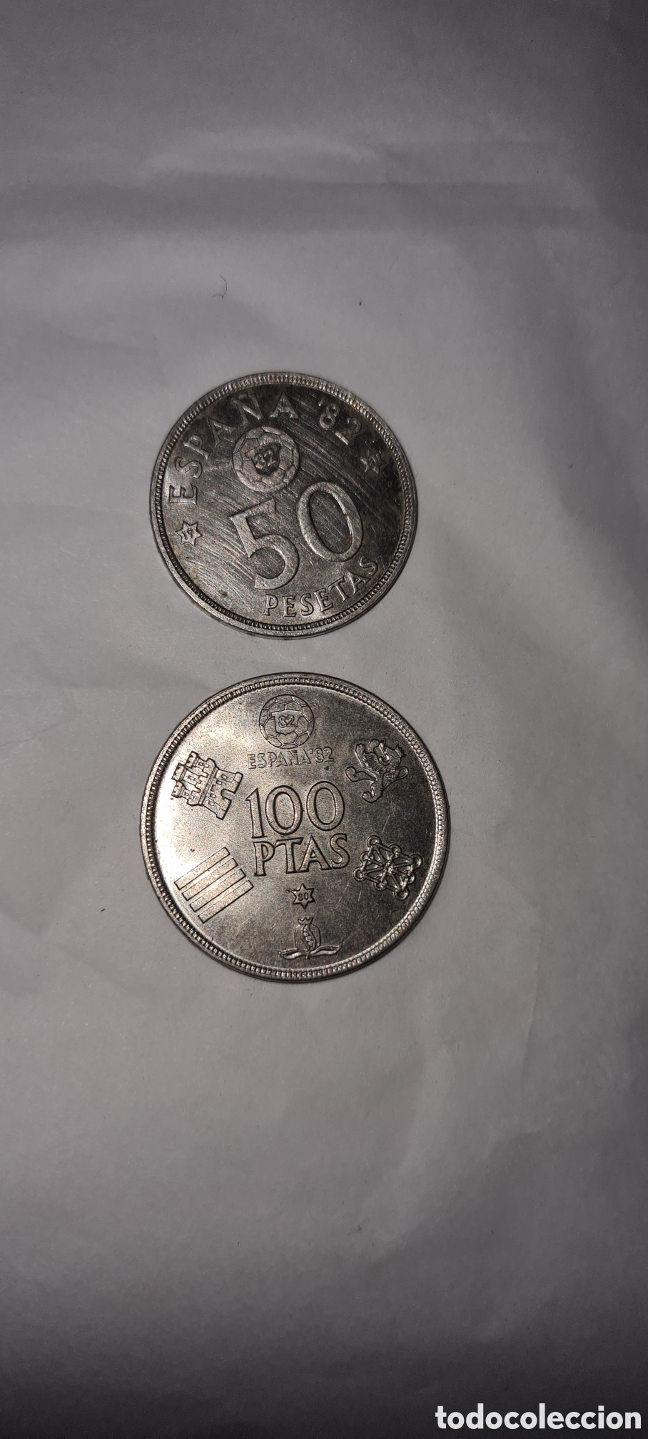 Monedas Franco: Monedas mundial 82 - Foto 4