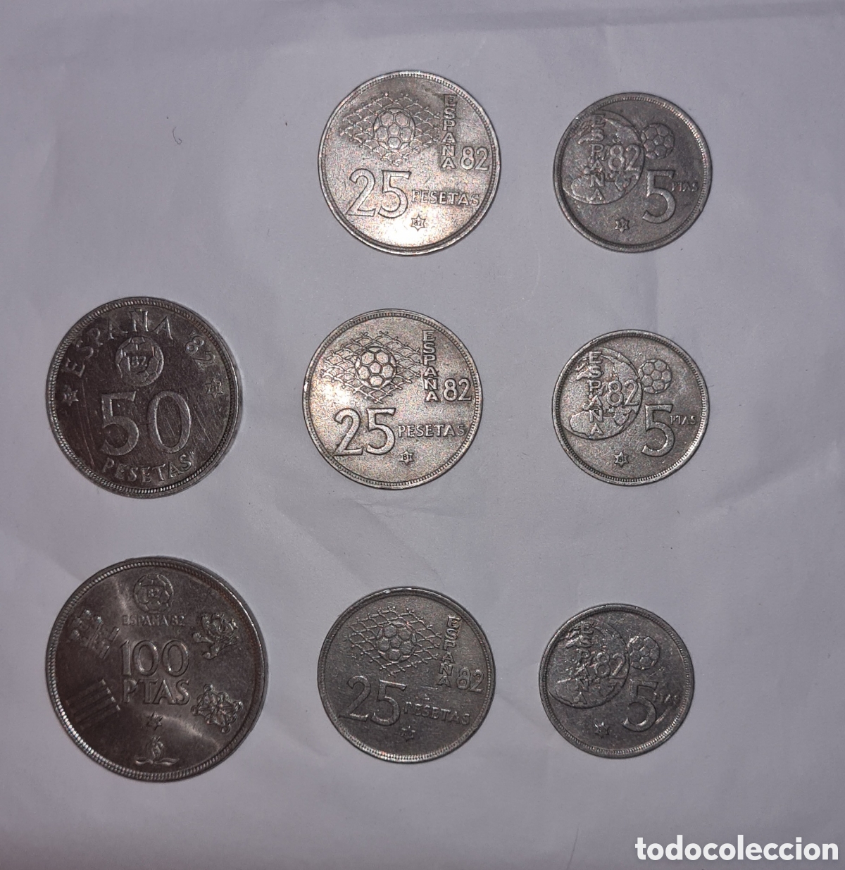 Monedas Franco: Monedas mundial 82 - Foto 1