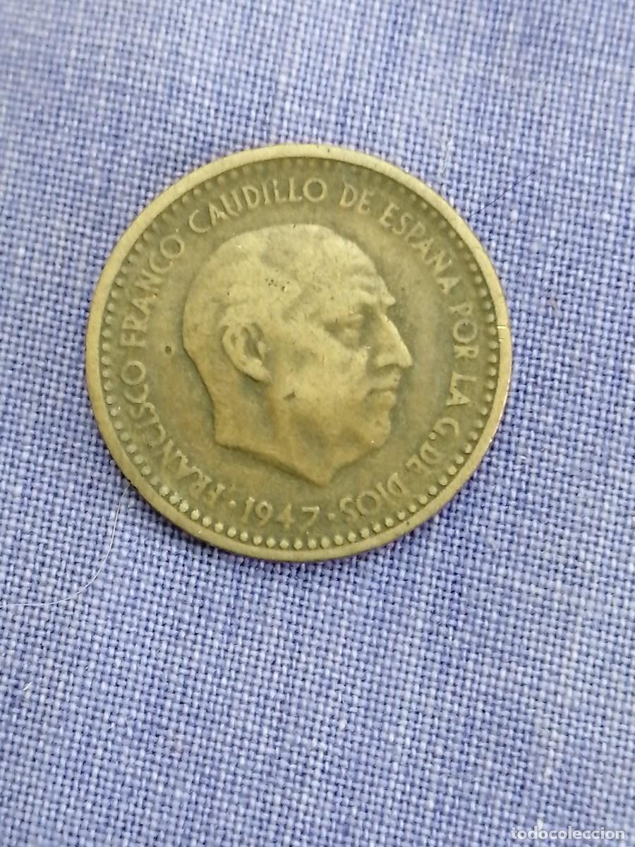 Monedas Franco: 1 peseta 1947 - Foto 2