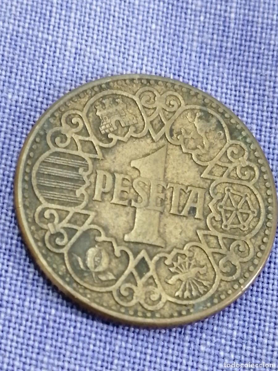 Monedas Franco: 1 peseta 1944 - Foto 2