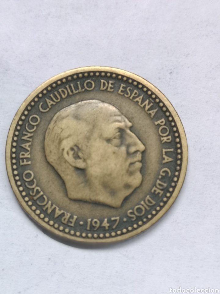 Moedas Franco: Peseta de 1947 estrella 50