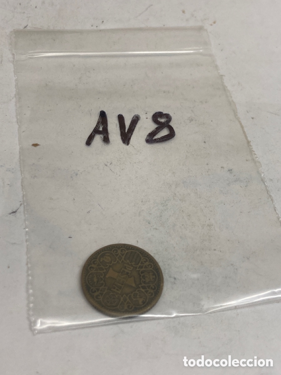 Monedas Franco: Moneda de una peseta 1944 - Foto 3