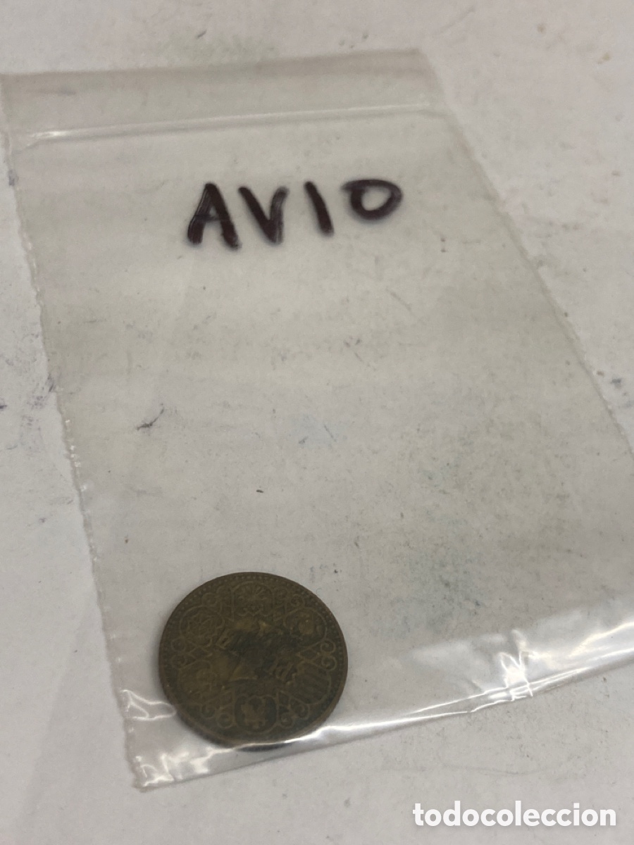 Monedas Franco: Moneda de una peseta 1944 - Foto 3