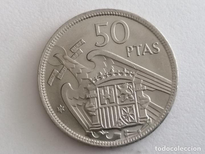 Monedas Franco: MONEDA 50 PTAS 1957 - 59, S/C - Foto 2