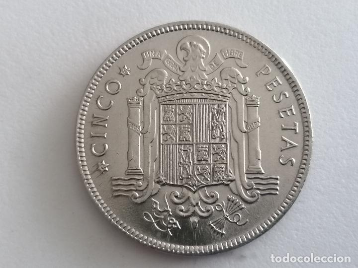 Monedas Franco: MONEDA 5 PTAS 1949 - 50, S/C - Foto 2