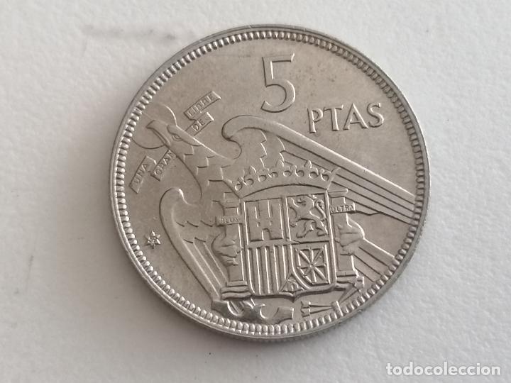 Monedas Franco: MONEDA 5 PTAS 1957 - 59, S/C - Foto 2