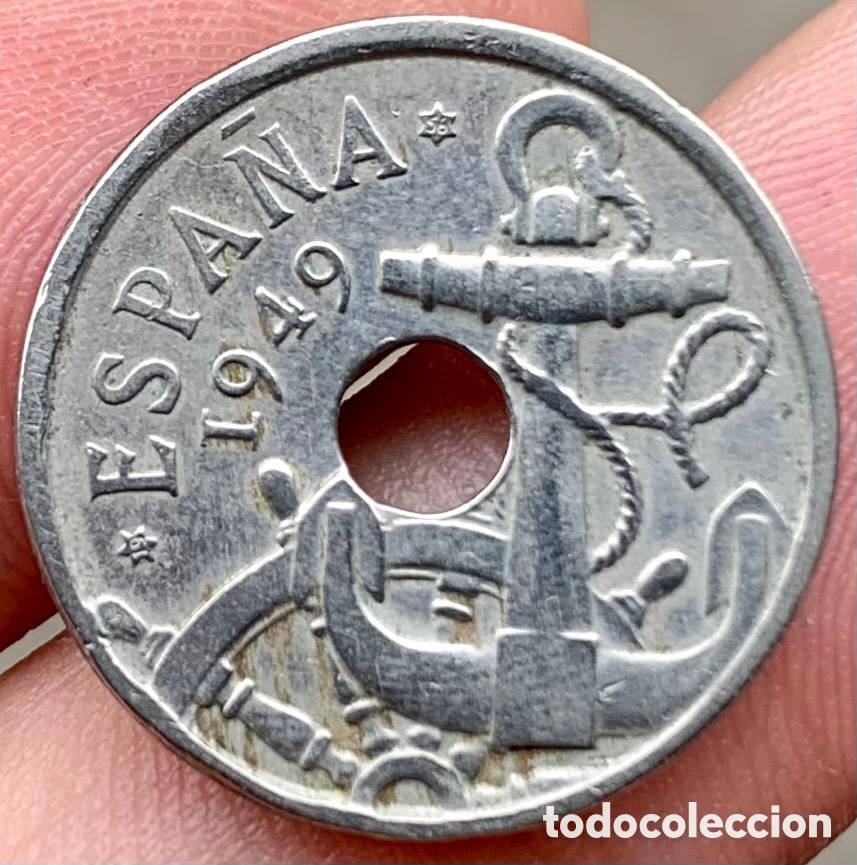 Monedas Franco: Moneda 50 centimos 1949 *(19-56) - Foto 2