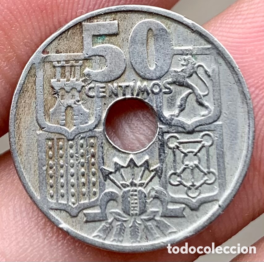Monedas Franco: Moneda 50 centimos 1949 *(19-56) - Foto 1