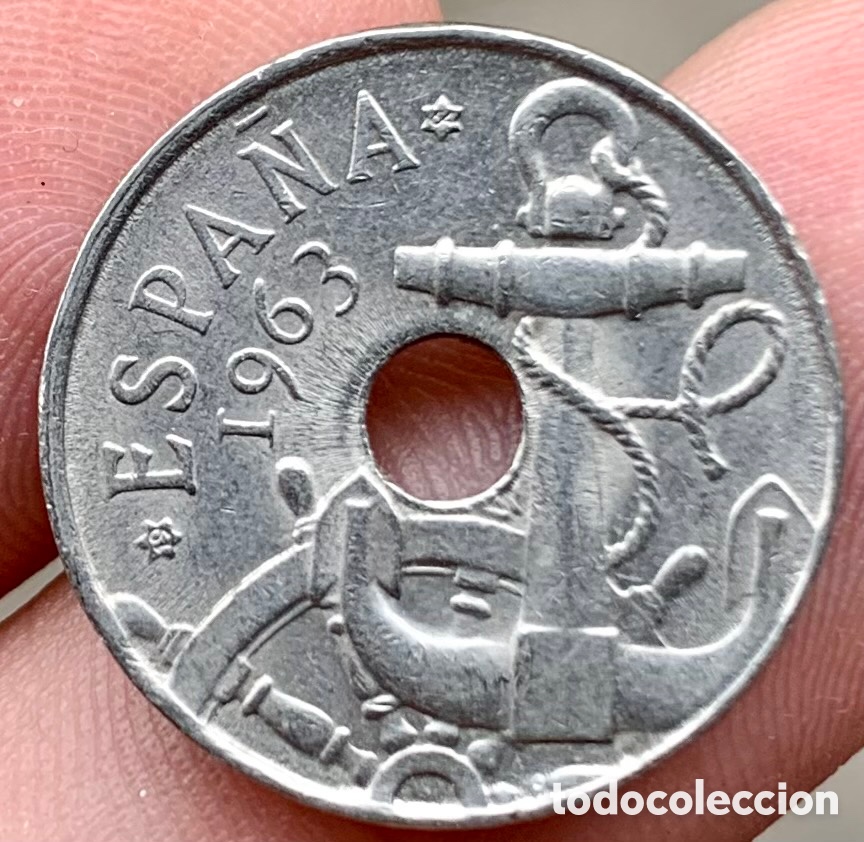Monedas Franco: Moneda 50 Centimos 1963 *(19-64) - Foto 1