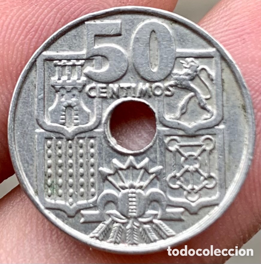 Monedas Franco: Moneda 50 Centimos 1963 *(19-65) - Foto 2