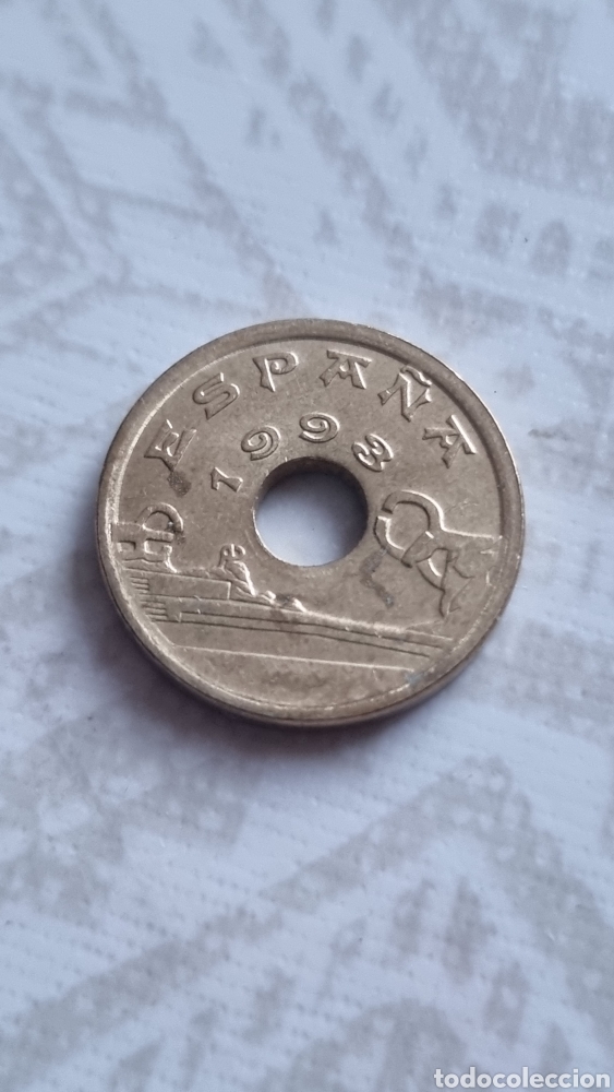 Monedas Franco: Moneda 25 ptas, Pa&iacute;s Vasco 1993 - Foto 2