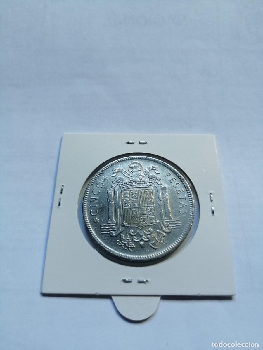 Monedas Franco: 5 pesetas 1949 * 1950 - Foto 2
