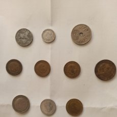 Monedas Franco: 10 MONEDAS DIFERENTES ÉPOCA FRANCO. Lote 342383043