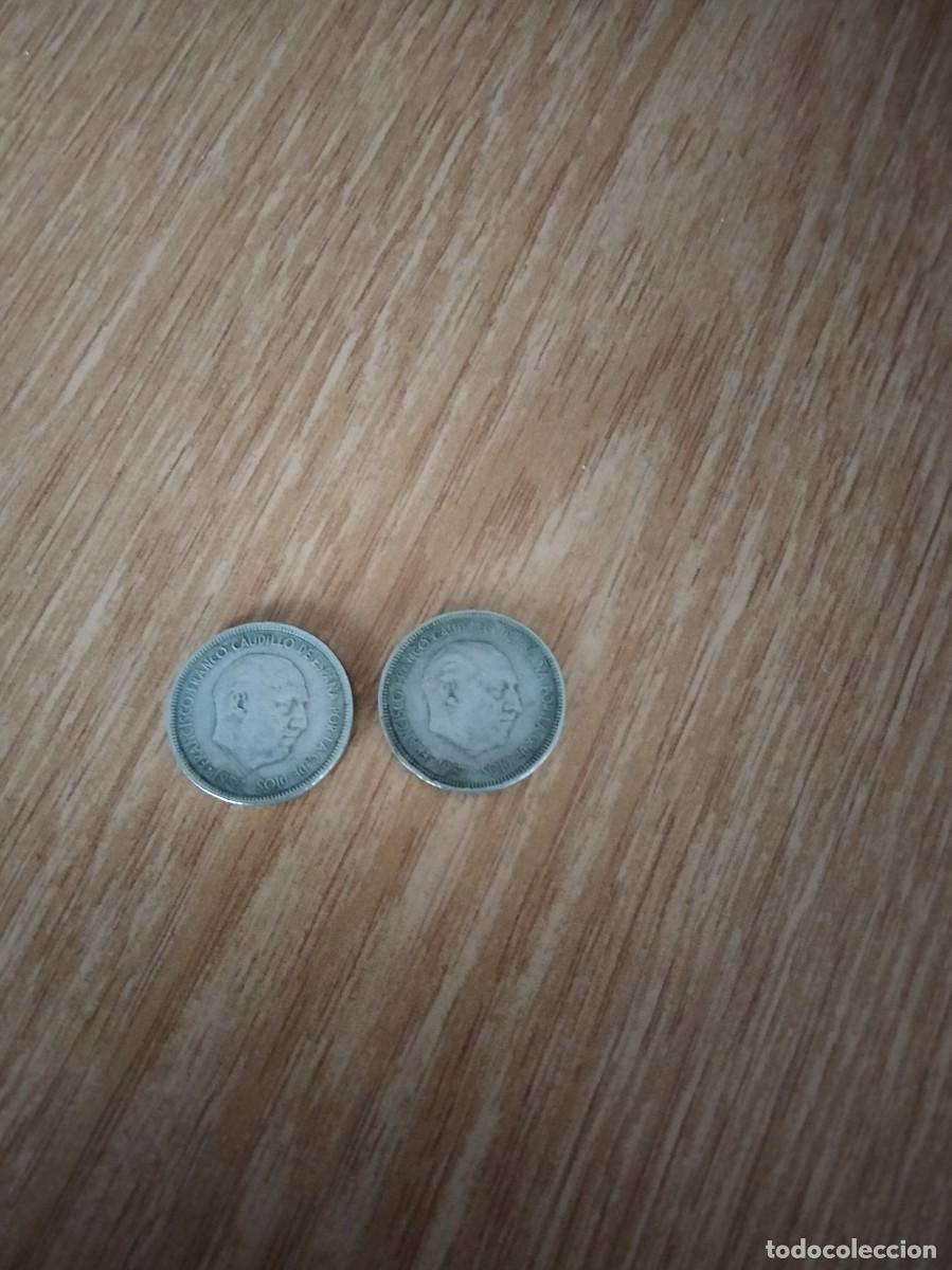 Monedas Franco: Monedas de 5 ptas a&ntilde;o 1957 - Foto 1