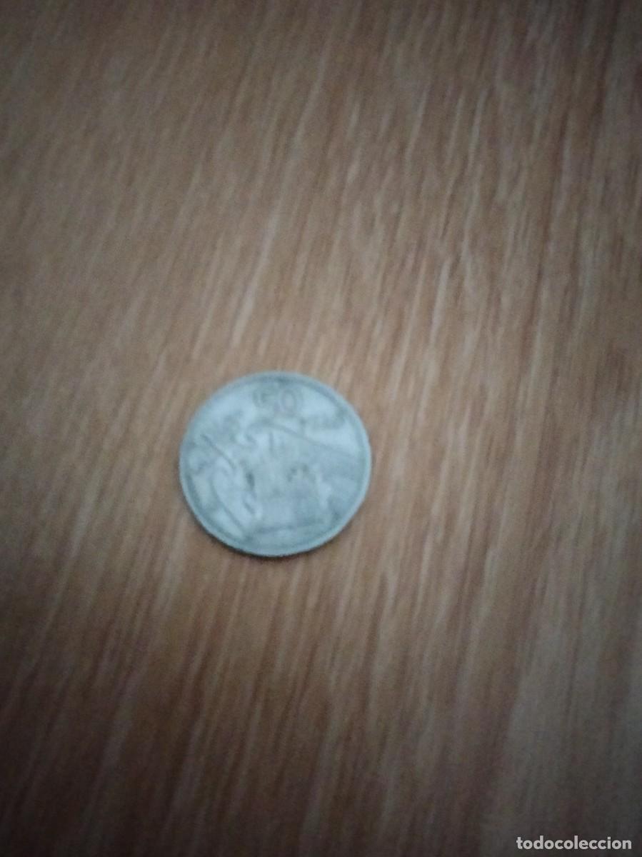 Monedas Franco: Moneda 50 ptas a&ntilde;o 1957 - Foto 2