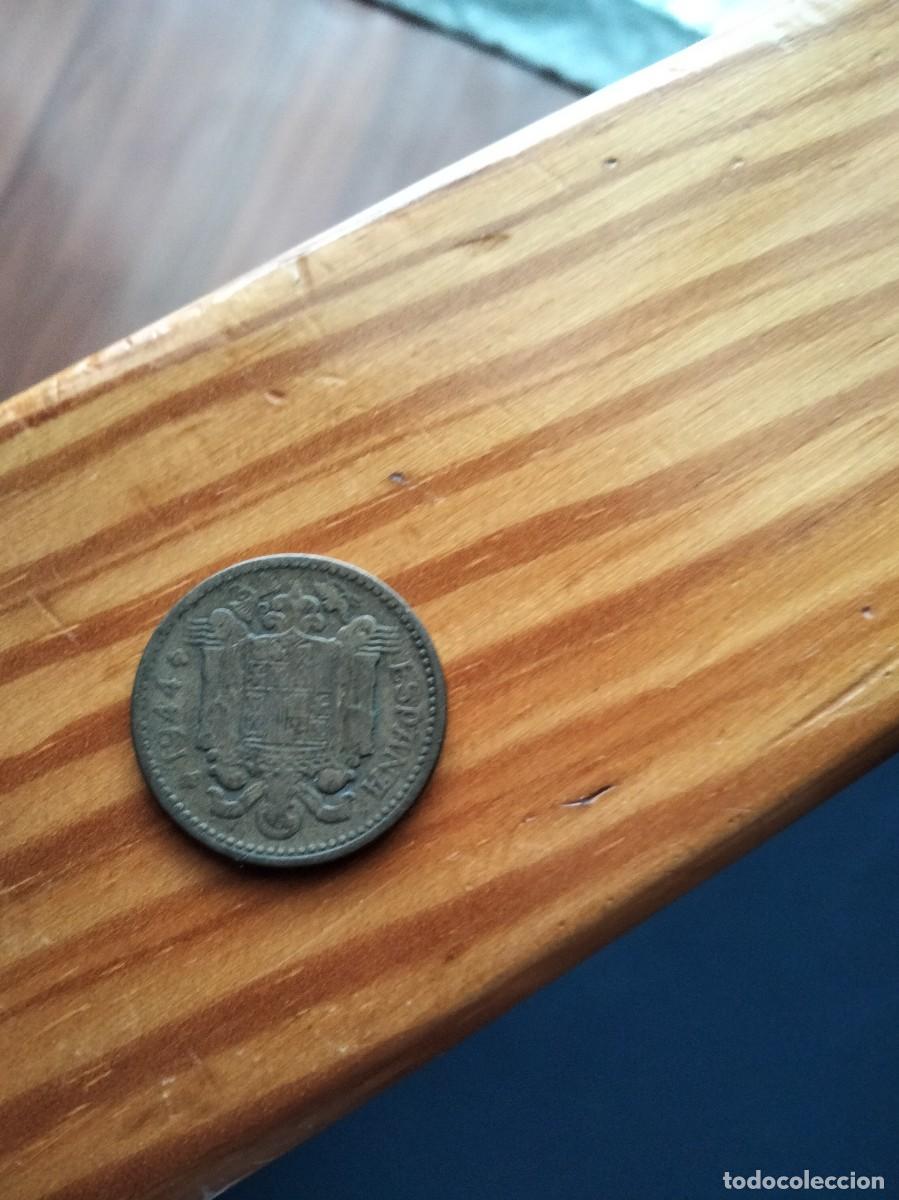 Monedas Franco: Moneda de 1 ptas a&ntilde;o 1944 - Foto 1