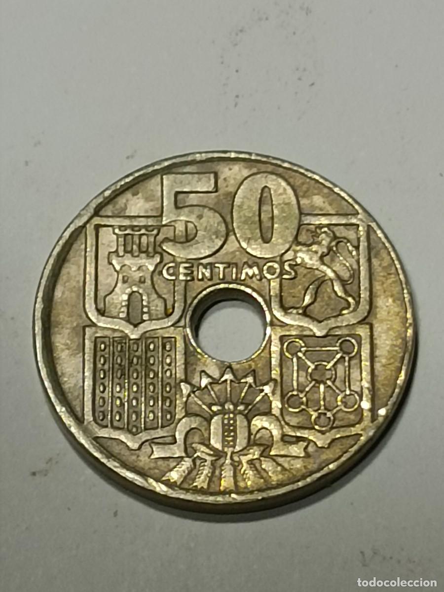 Monedas Franco: N Moneda 50 centimos 1949 - Foto 1