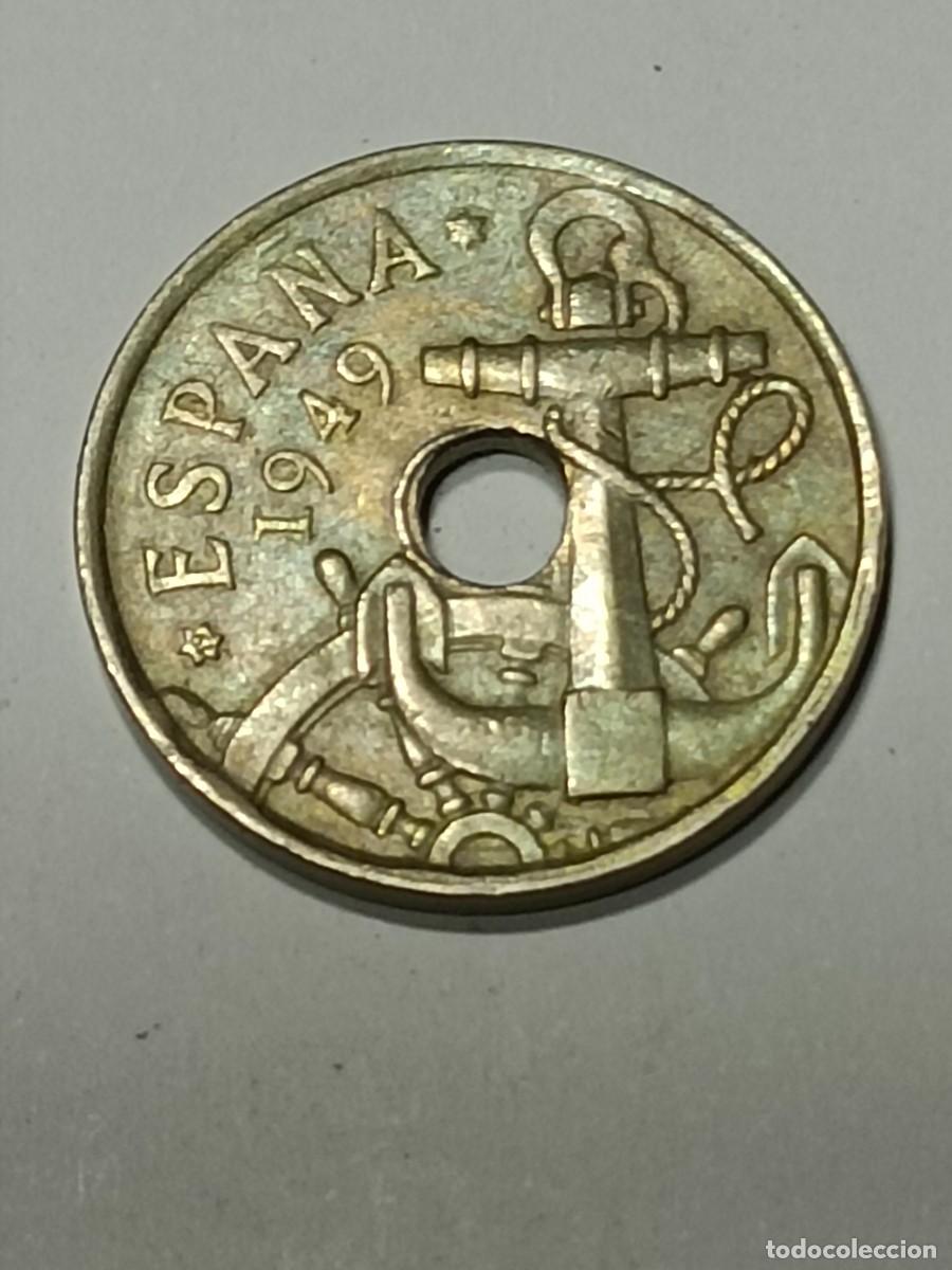 Monedas Franco: N Moneda 50 centimos 1949 - Foto 2