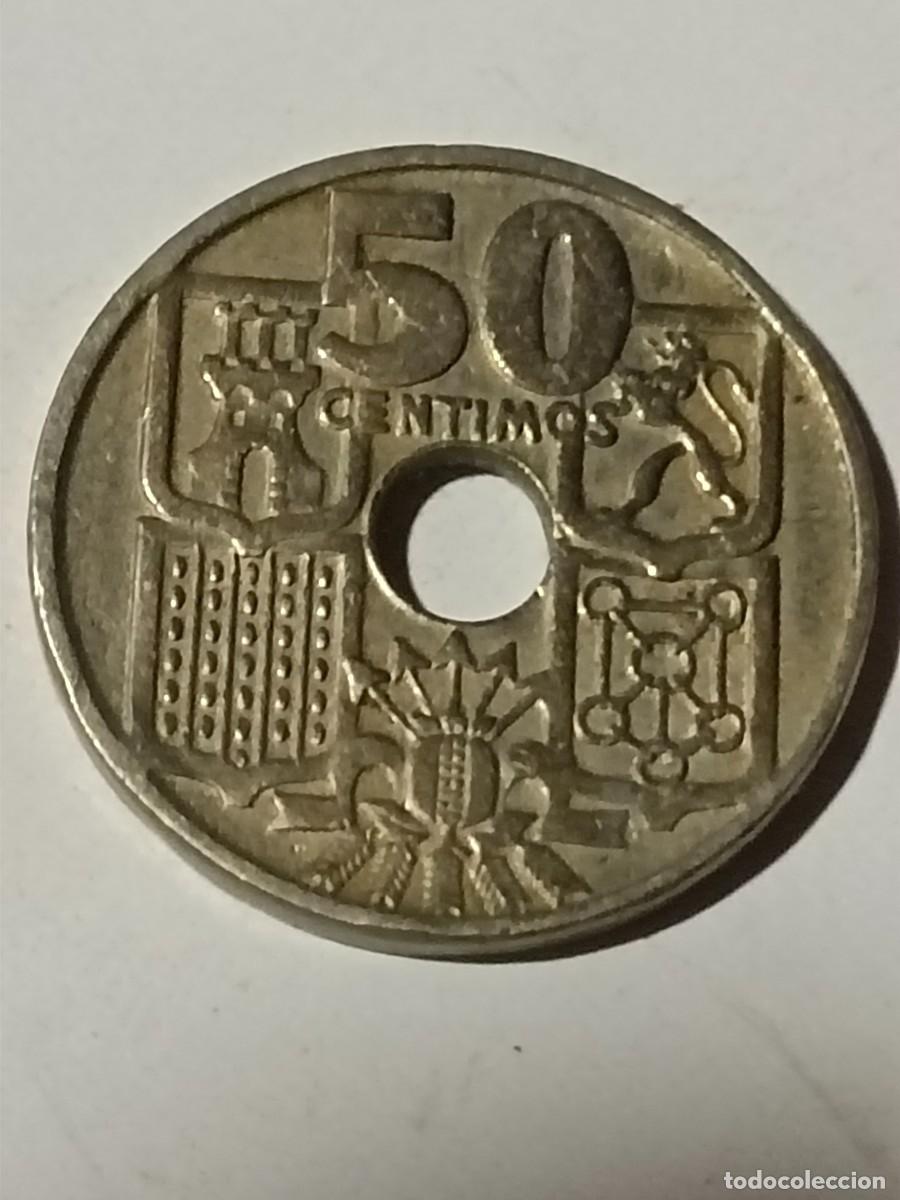 Monedas Franco: N Moneda 50 centimos 1949 - Foto 2