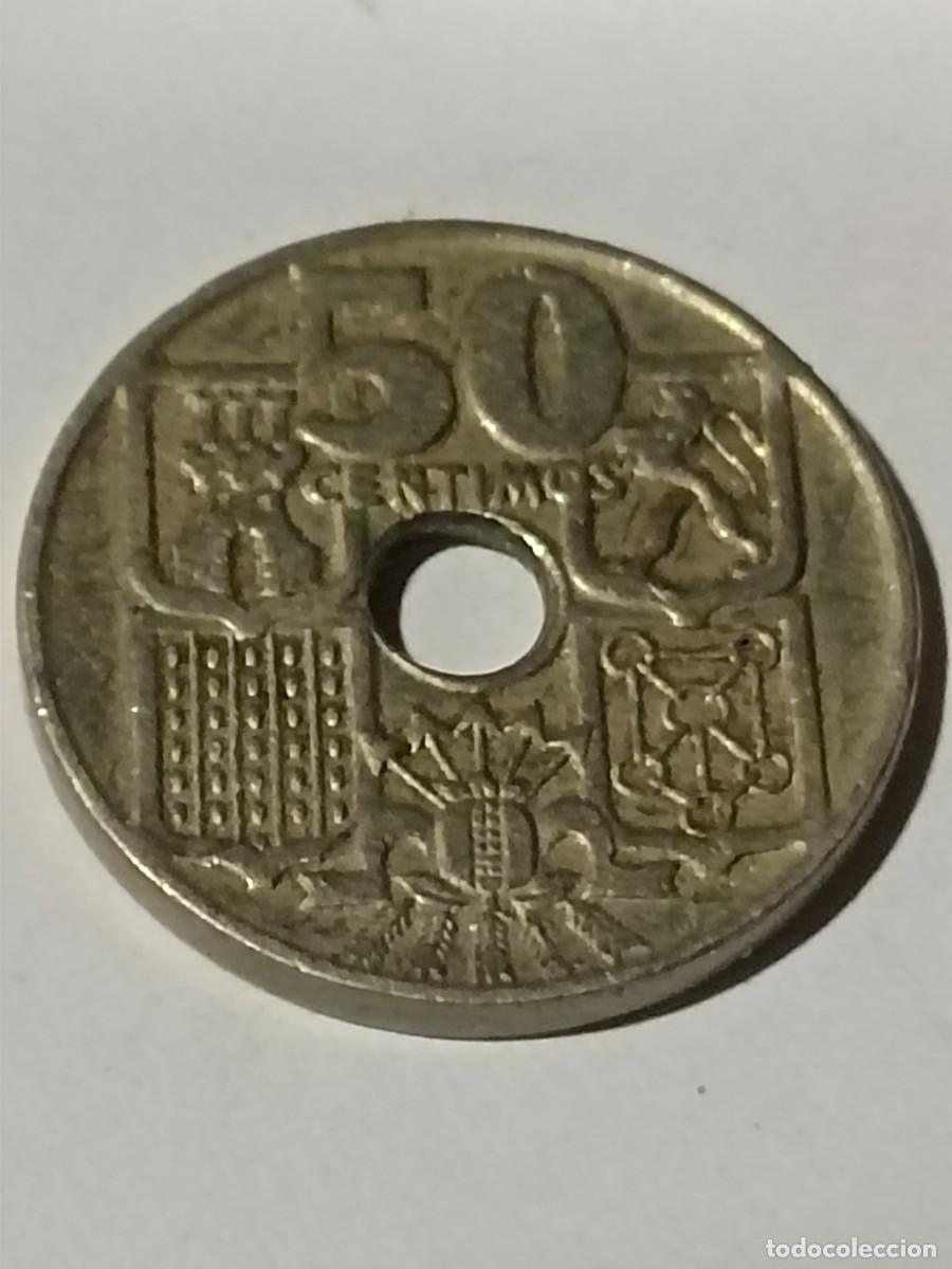 Monedas Franco: N Moneda 50 centimos 1949 - Foto 2