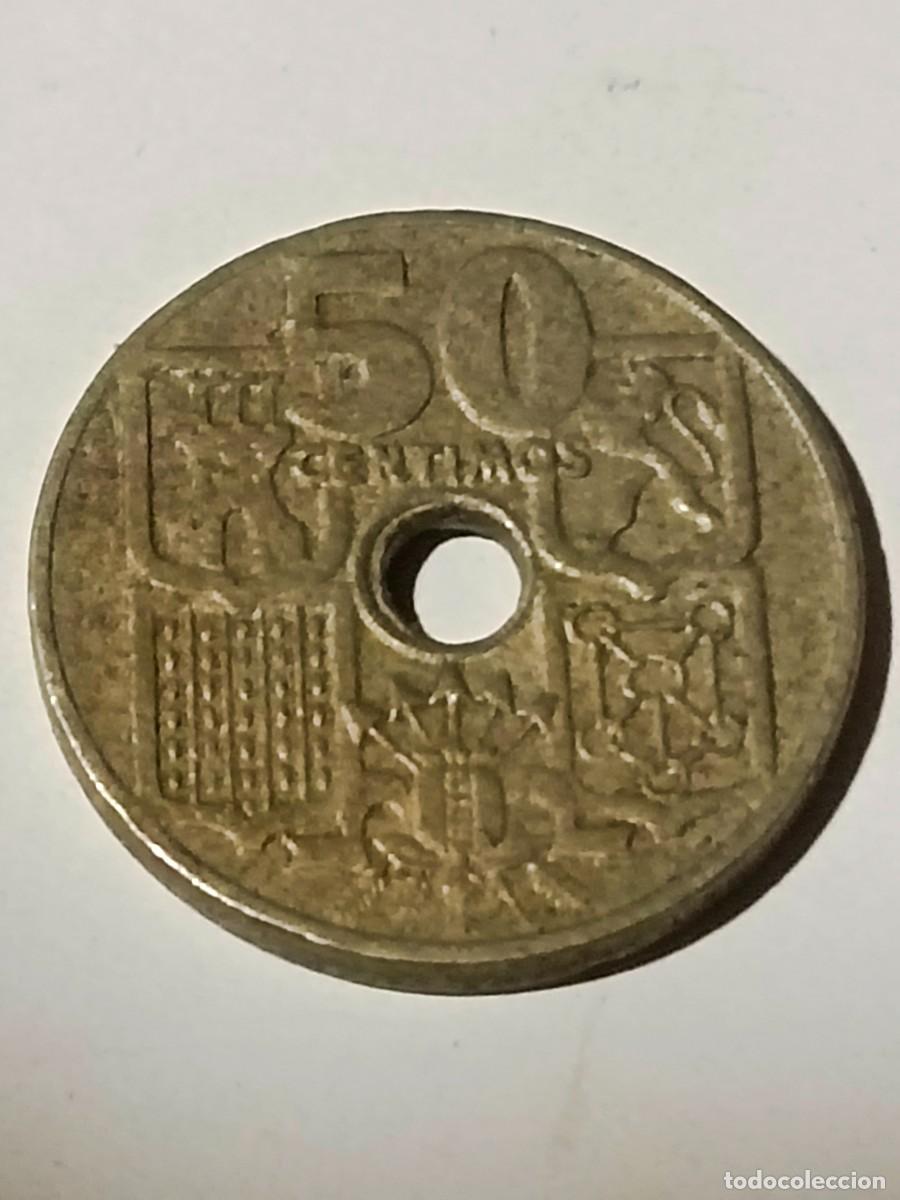 Monedas Franco: N Moneda 50 centimos 1949 - Foto 2