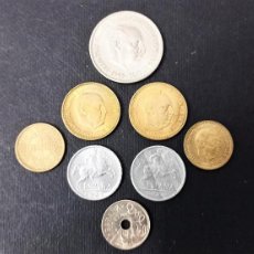 Monedas Franco: ESPAÑA; TIRA DE 8 VALORES DEL ESTADO ESPAÑOL - FRANCISCO FRANCO - SIN CIRCULAR BRILLO ORIGINAL L.1. Lote 373860059