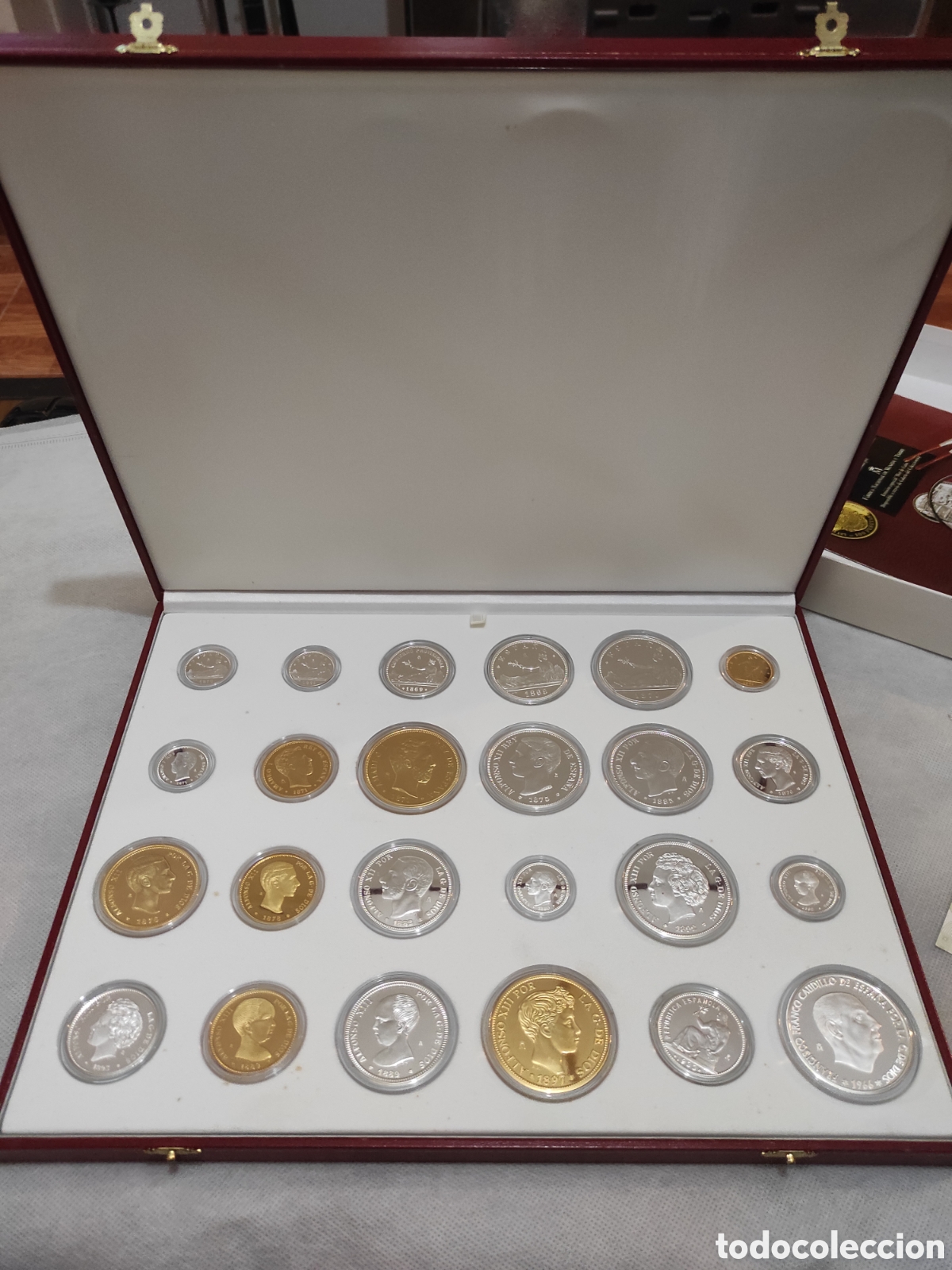 coleccion de 24 monedas de historia de la peset - Compra venta en  todocoleccion