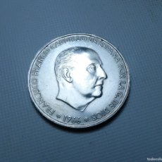 Monnaies Franco: MONEDA DE PLATA DE 100 PESETAS DE FRANCO/ESTADO ESPAÑOL AÑO 1966*66. Lote 376485834