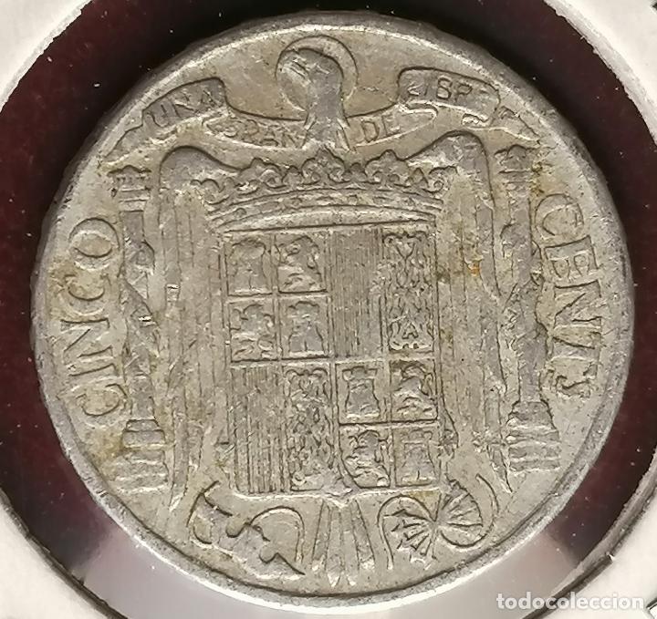 Monedas Franco: 5 CENTIMOS 1953 ESTADO ESPA&Ntilde;OL - Foto 2