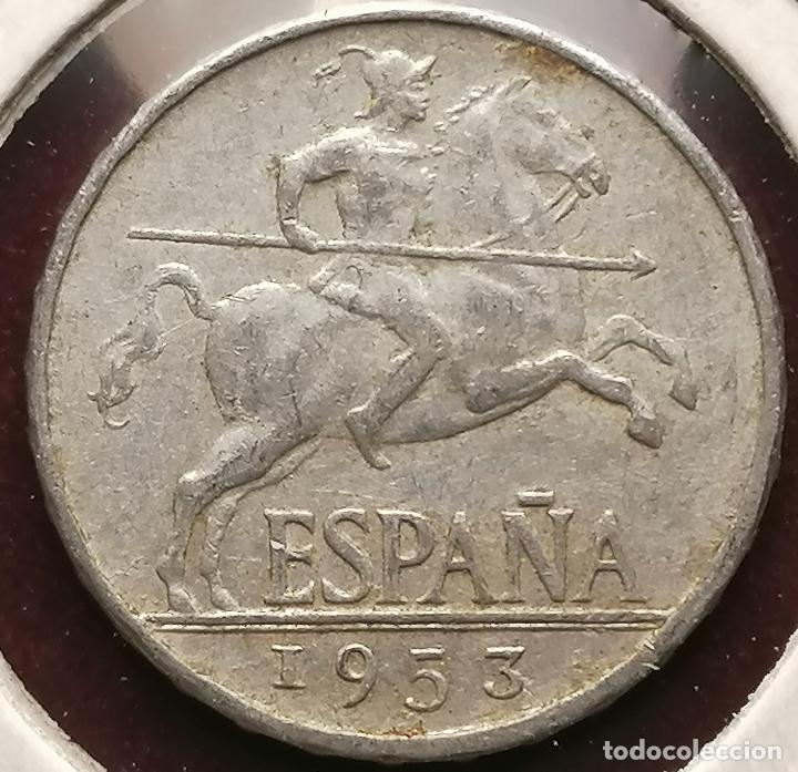 Monedas Franco: 5 CENTIMOS 1953 ESTADO ESPA&Ntilde;OL - Foto 1