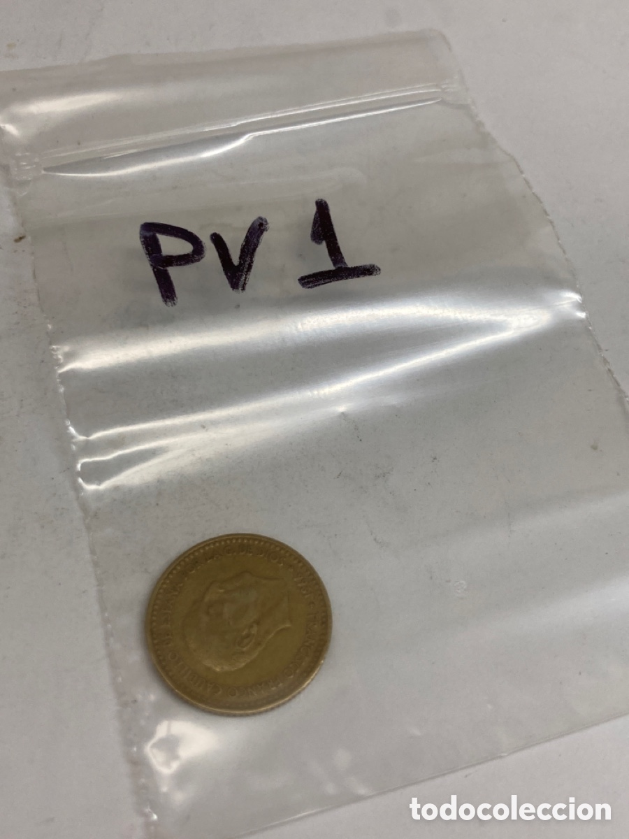 Monedas Franco: Moneda de una peseta 1966 E19 69 - Foto 3