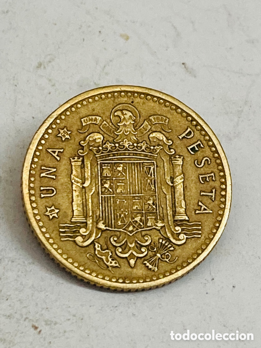 Monedas Franco: Moneda de una peseta 1966 E19 69 - Foto 1
