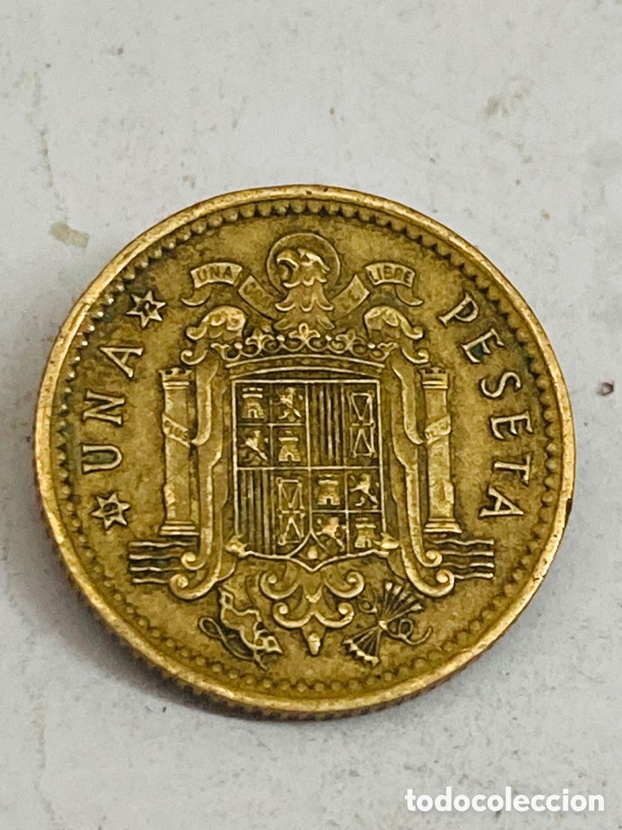 Monedas Franco: Moneda de una peseta 1966 E19 72 - Foto 2