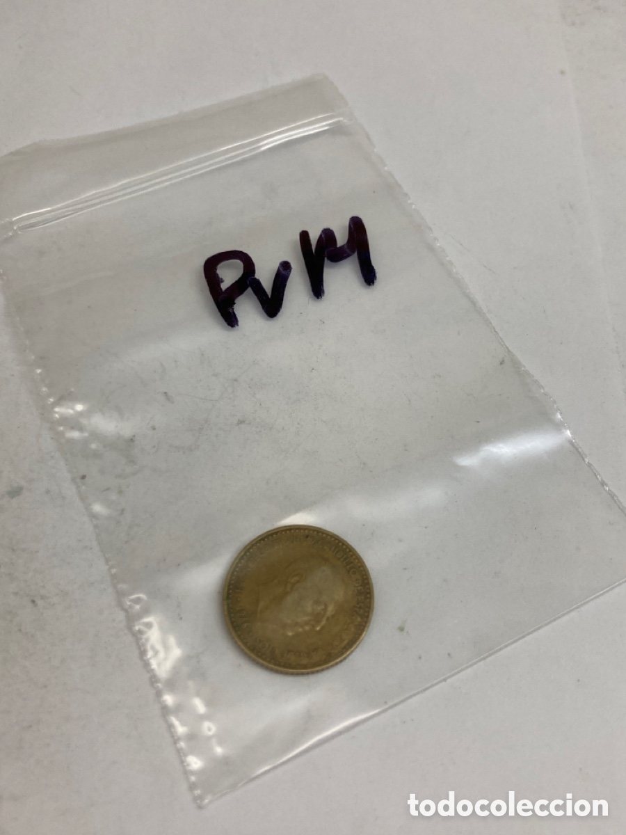 Monedas Franco: Moneda de una peseta 1966 E19 72 - Foto 3