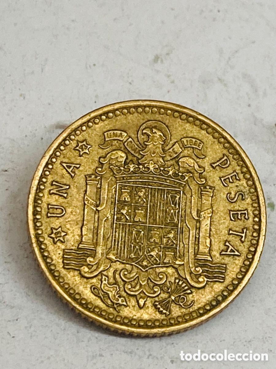 Monedas Franco: Moneda de una peseta 1966 E19 72 - Foto 1