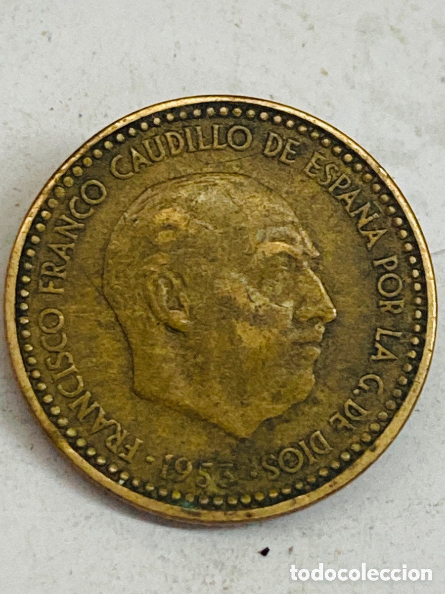 Monedas Franco: Moneda de una peseta 1853 E19 52 - Foto 1