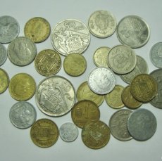 Monedas Franco: INTERESANTE LOTE DE MONEDAS ESPAÑOLAS. FRANCO Y JUAN CARLOS I.. Lote 380188564