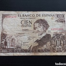 Monedas Franco: BILLETE DE 100 PESETAS DE1965. TAL CUAL SE VE.. Lote 380221559