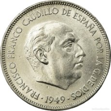 Monedas Franco: [#655528] MONEDA, ESPAÑA, CAUDILLO AND REGENT, 5 PESETAS, 1950, SC, NÍQUEL, KM:778. Lote 380314774