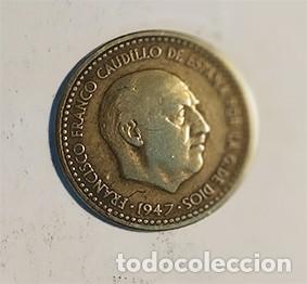 Monedas Franco: UNA PESETA DE 1947 *53 - Foto 1