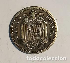 Monedas Franco: UNA PESETA DE 1947 *54 - Foto 2