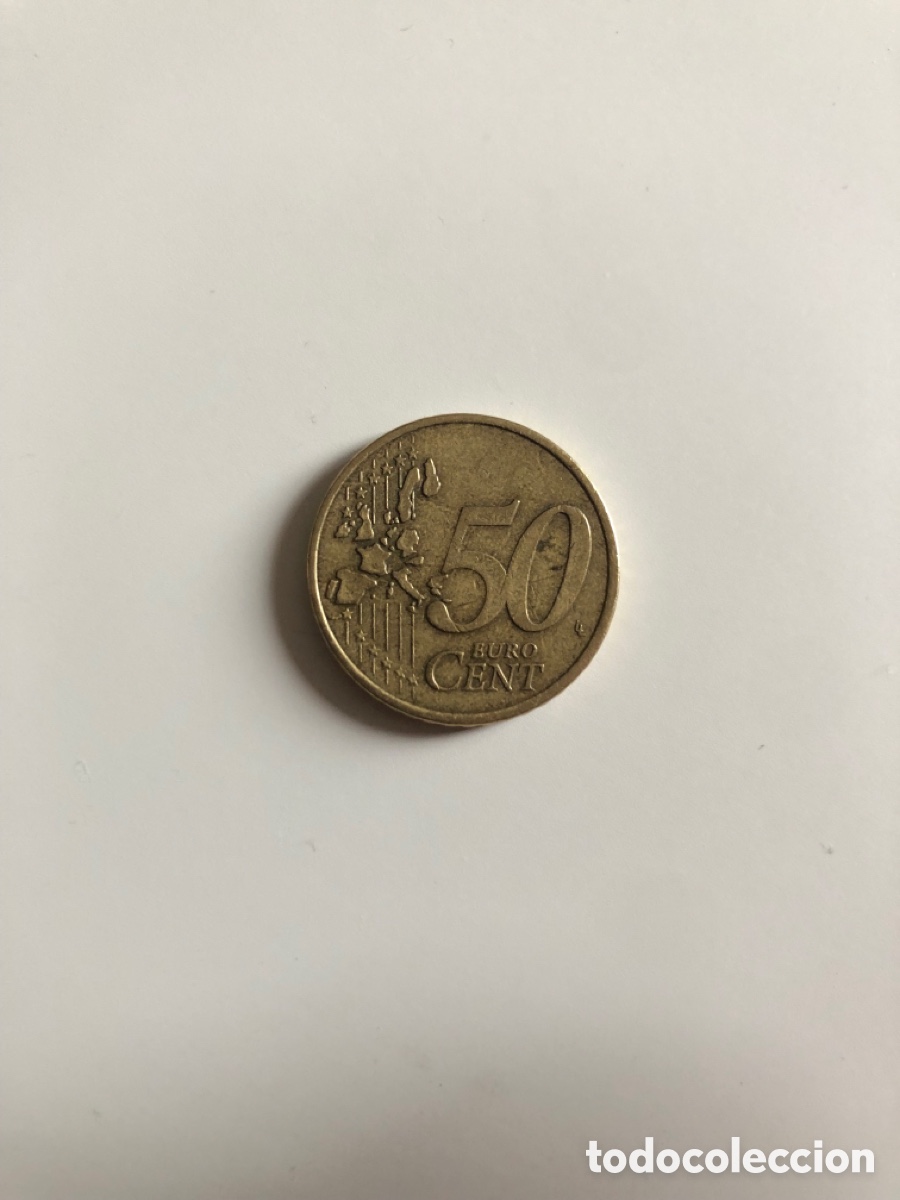 Monedas Franco: Moneda de 50 c&eacute;ntimos leztebuerg - Foto 1