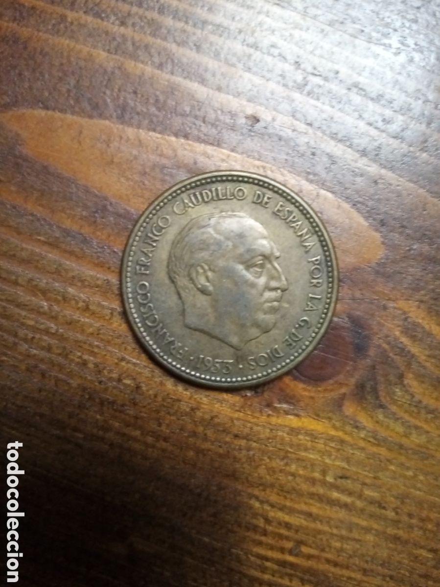 Monedas Franco: Moneda de 2,5 pts 1953 *1954 - Foto 1
