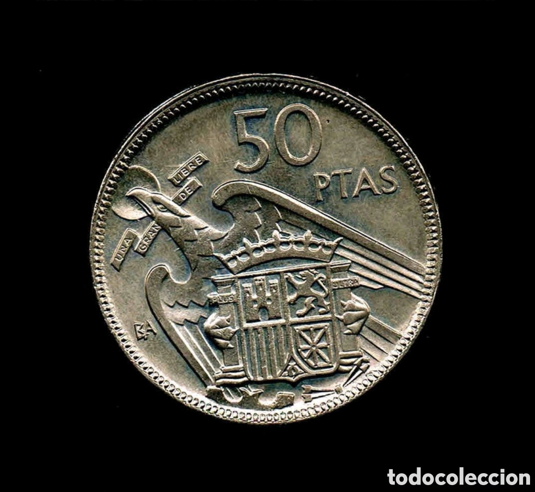 Monedas Franco: 50 PESETAS 1957 BA I EXPOSICI&Oacute;N IBEROAMERICANA DE NUMISM&Aacute;TICA Y MEDALL&Iacute;STICA SC