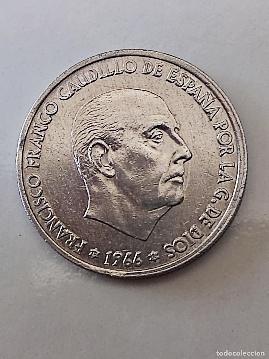 Monedas Franco: Lote: 10 monedas de 50 c&eacute;ntimos 1966 - Foto 2
