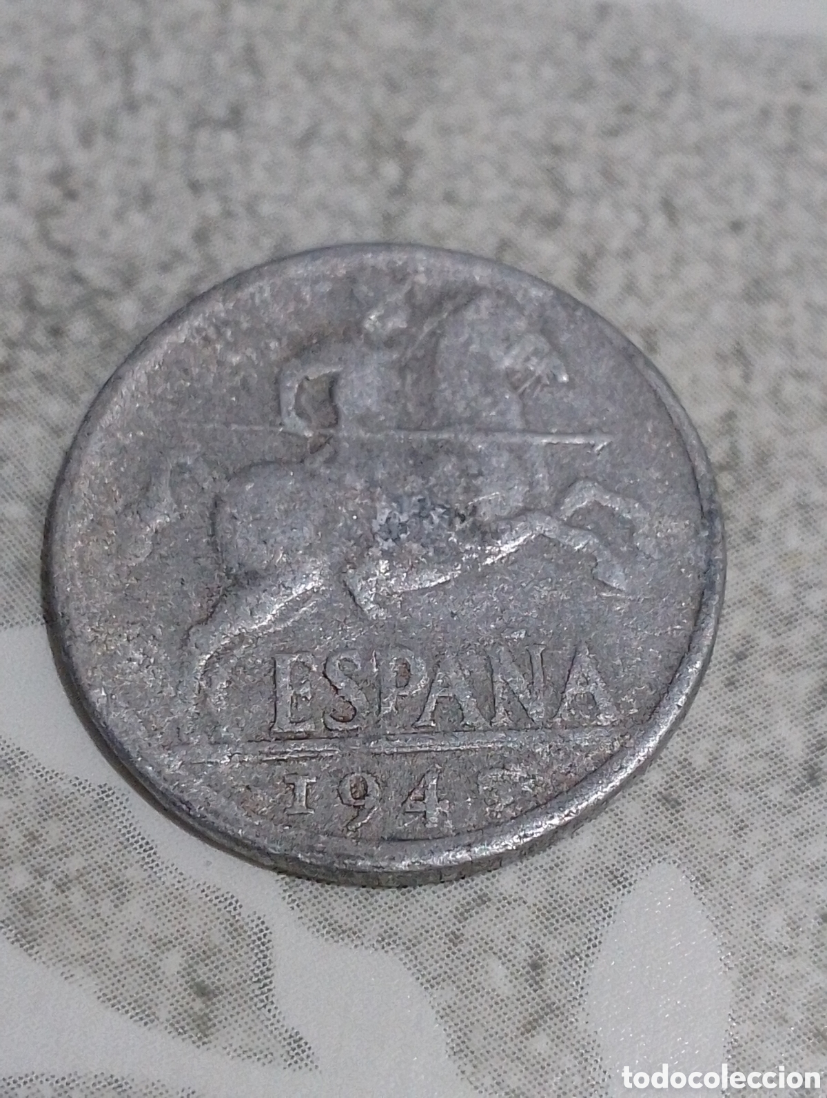 Monedas Franco: Moneda 10 c&eacute;ntimos de 1945 - Foto 1