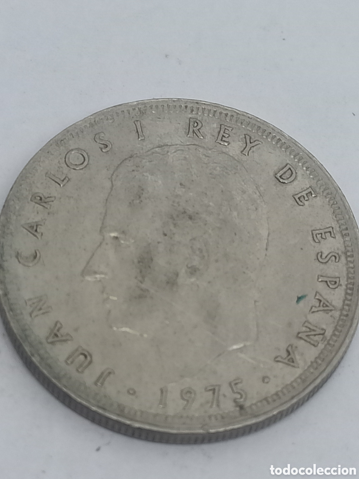 Monedas Franco: 5 pesetas 1975 estrella 79 - Foto 2